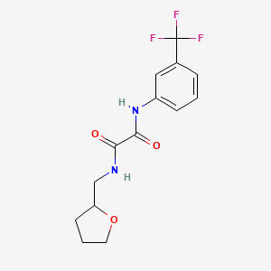 N-(tetrahydro-2-furanylmethyl)-N'-[3-(trifluoromethyl)phenyl]ethanediamide