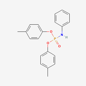 molecular formula C20H20NO3P B4914795 N-bis(4-methylphenoxy)phosphorylaniline 