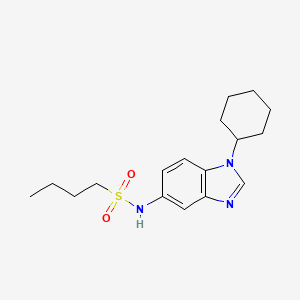 N-(1-cyclohexyl-1H-benzimidazol-5-yl)-1-butanesulfonamide