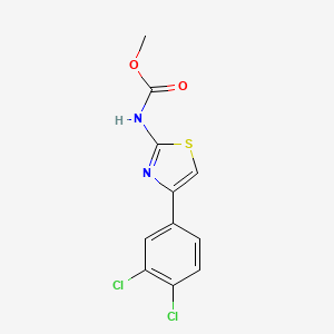 molecular formula C11H8Cl2N2O2S B4914883 methyl [4-(3,4-dichlorophenyl)-1,3-thiazol-2-yl]carbamate 