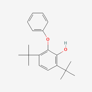 molecular formula C20H26O2 B4914893 3,6-di-tert-butyl-2-phenoxyphenol 