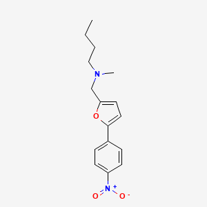 N-methyl-N-{[5-(4-nitrophenyl)-2-furyl]methyl}-1-butanamine