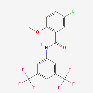 N-[3,5-bis(trifluoromethyl)phenyl]-5-chloro-2-methoxybenzamide