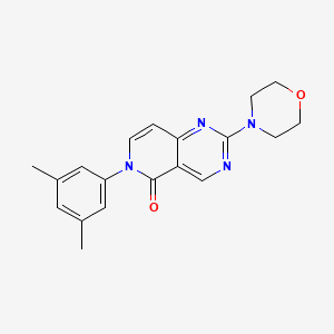 molecular formula C19H20N4O2 B4915329 6-(3,5-DIMETHYLPHENYL)-2-(MORPHOLIN-4-YL)-5H,6H-PYRIDO[4,3-D]PYRIMIDIN-5-ONE 