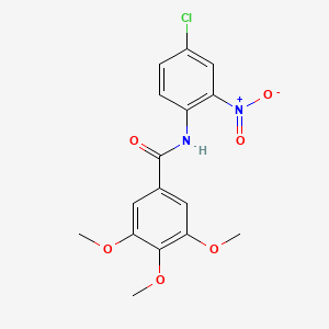 N-(4-chloro-2-nitrophenyl)-3,4,5-trimethoxybenzamide