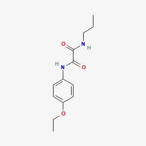 molecular formula C13H18N2O3 B4915387 N-(4-ethoxyphenyl)-N'-propylethanediamide 