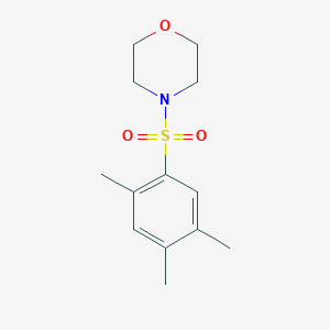 molecular formula C13H19NO3S B491541 4-[(2,4,5-Trimethylphenyl)sulfonyl]morpholine CAS No. 494827-43-9