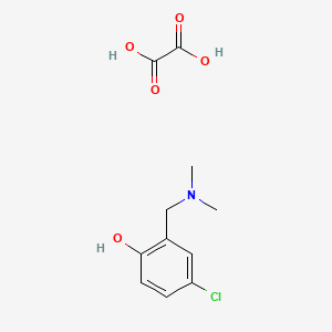 4-chloro-2-[(dimethylamino)methyl]phenol ethanedioate (salt)