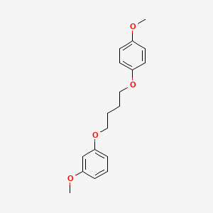 molecular formula C18H22O4 B4915511 1-methoxy-3-[4-(4-methoxyphenoxy)butoxy]benzene 