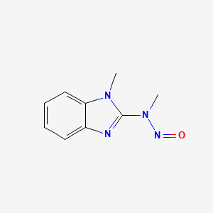 molecular formula C9H10N4O B4915521 N,1-dimethyl-N-nitroso-1H-benzimidazol-2-amine 