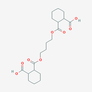 2-{[4-(2-Carboxycyclohexanecarbonyloxy)butoxy]carbonyl}cyclohexane-1-carboxylic acid