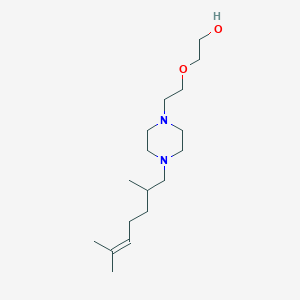 molecular formula C17H34N2O2 B4915561 2-[2-[4-(2,6-dimethylhept-5-enyl)piperazin-1-yl]ethoxy]ethanol 