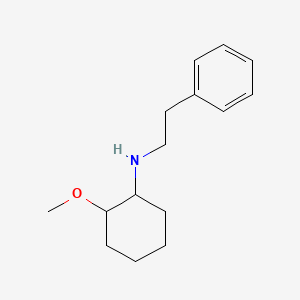 2-methoxy-N-(2-phenylethyl)cyclohexan-1-amine