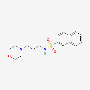 N-(3-morpholin-4-ylpropyl)naphthalene-2-sulfonamide