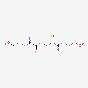 molecular formula C10H20N2O4 B4915819 N,N'-bis(3-hydroxypropyl)succinamide 