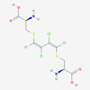 B049159 1,4-(Bis-cystein-S-yl)-1,2,3,4-tetrachloro-1,3-butadiene CAS No. 115664-53-4