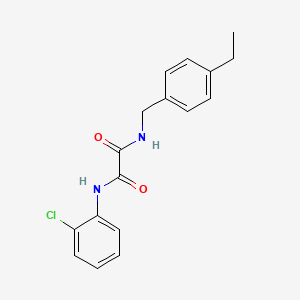 molecular formula C17H17ClN2O2 B4915982 N-(2-chlorophenyl)-N'-(4-ethylbenzyl)ethanediamide 