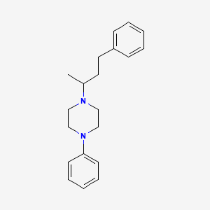 molecular formula C20H26N2 B4916025 1-Phenyl-4-(4-phenylbutan-2-yl)piperazine 