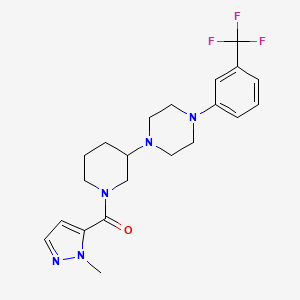 1-{1-[(1-methyl-1H-pyrazol-5-yl)carbonyl]-3-piperidinyl}-4-[3-(trifluoromethyl)phenyl]piperazine