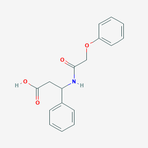 3-[(2-Phenoxyacetyl)amino]-3-phenylpropanoic acid