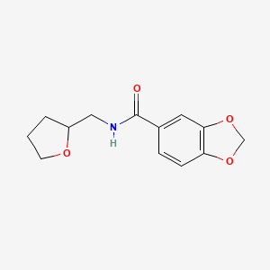 N-[(OXOLAN-2-YL)METHYL]-2H-13-BENZODIOXOLE-5-CARBOXAMIDE