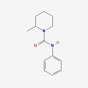 molecular formula C13H18N2O B4916237 1-(N-PHENYLCARBAMOYL)-2-METHYLPIPERIDINE CAS No. 27098-56-2