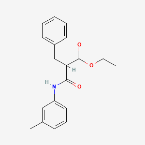 ethyl 2-benzyl-3-[(3-methylphenyl)amino]-3-oxopropanoate