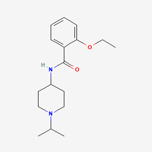 molecular formula C17H26N2O2 B4916338 2-ethoxy-N-[1-(propan-2-yl)piperidin-4-yl]benzamide 