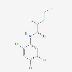 molecular formula C12H14Cl3NO B4916416 2-methyl-N-(2,4,5-trichlorophenyl)pentanamide 