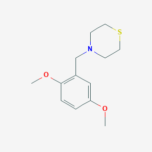 4-(2,5-dimethoxybenzyl)thiomorpholine