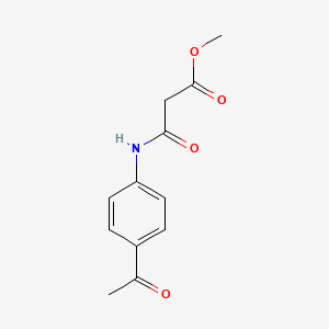 methyl 3-[(4-acetylphenyl)amino]-3-oxopropanoate