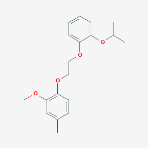 2-methoxy-4-methyl-1-[2-(2-propan-2-yloxyphenoxy)ethoxy]benzene