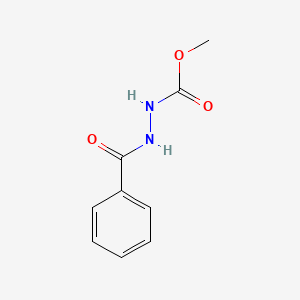 molecular formula C9H10N2O3 B4916742 methyl 2-benzoylhydrazinecarboxylate CAS No. 29430-29-3