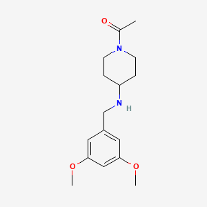 1-[4-[(3,5-Dimethoxyphenyl)methylamino]piperidin-1-yl]ethanone