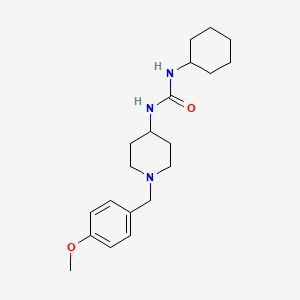 N-CYCLOHEXYL-N'-[1-(4-METHOXYBENZYL)-4-PIPERIDYL]UREA