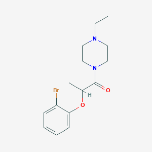 2-(2-Bromophenoxy)-1-(4-ethylpiperazin-1-yl)propan-1-one