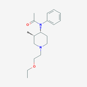 B049170 Acetamide, N-(1-(2-ethoxyethyl)-3-methyl-4-piperidinyl)-N-phenyl-, cis- CAS No. 125080-87-7