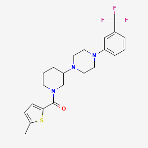 1-{1-[(5-methyl-2-thienyl)carbonyl]-3-piperidinyl}-4-[3-(trifluoromethyl)phenyl]piperazine