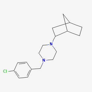 1-(Bicyclo[2.2.1]hept-2-yl)-4-(4-chlorobenzyl)piperazine