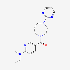 N-ethyl-N-methyl-5-{[4-(2-pyrimidinyl)-1,4-diazepan-1-yl]carbonyl}-2-pyridinamine