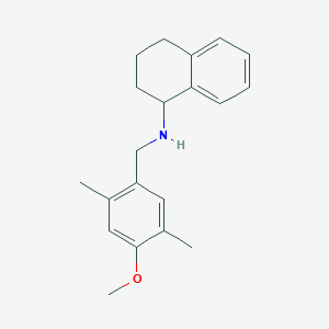 N-(4-methoxy-2,5-dimethylbenzyl)-1,2,3,4-tetrahydronaphthalen-1-amine