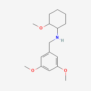 molecular formula C16H25NO3 B4917283 N-(3,5-dimethoxybenzyl)-2-methoxycyclohexanamine 