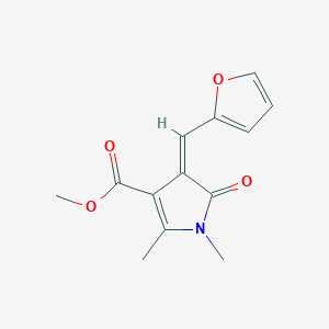 methyl 4-(2-furylmethylene)-1,2-dimethyl-5-oxo-4,5-dihydro-1H-pyrrole-3-carboxylate