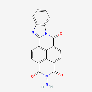 molecular formula C20H10N4O3 B4917488 2-aminobenzimidazo[2,1-b]benzo[lmn]-3,8-phenanthroline-1,3,6(2H)-trione 