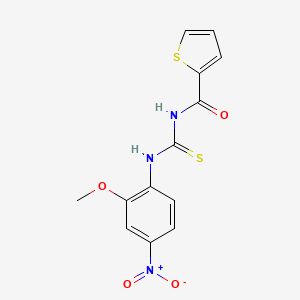 N-[(2-methoxy-4-nitrophenyl)carbamothioyl]thiophene-2-carboxamide