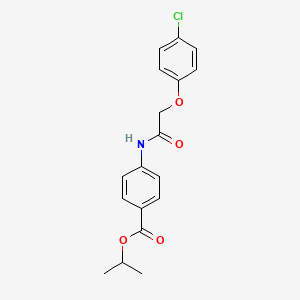 isopropyl 4-{[(4-chlorophenoxy)acetyl]amino}benzoate