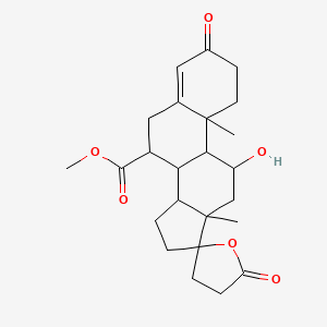 molecular formula C24H32O6 B4917564 11-A-Hydroxy canrenone methyl ester 