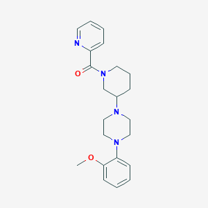 [3-[4-(2-Methoxyphenyl)piperazin-1-yl]piperidin-1-yl]-pyridin-2-ylmethanone