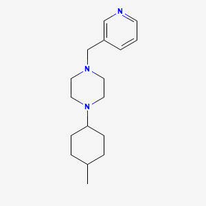 1-(4-Methylcyclohexyl)-4-(pyridin-3-ylmethyl)piperazine