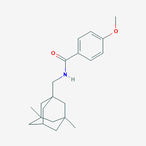 molecular formula C21H29NO2 B4917706 N-[(3,5-dimethyl-1-adamantyl)methyl]-4-methoxybenzamide 